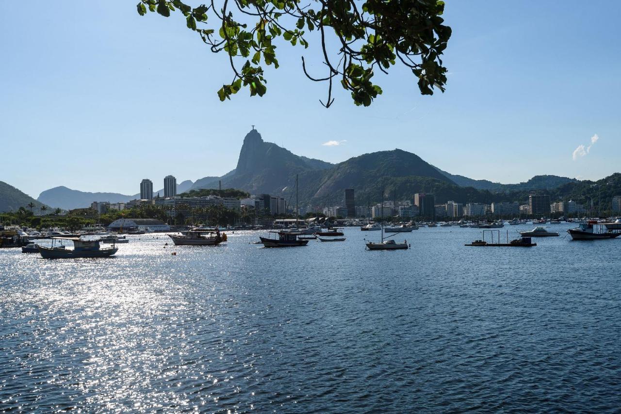 2 Quartos Na Urca Com Vista Para Baia De Guanabara A 700M Pao De Acucar Com Cozinha Completa E Wi-Fi - Bares, Restaurantes E Comercio Local A Poucos Metros Rio de Janeiro Eksteriør bilde